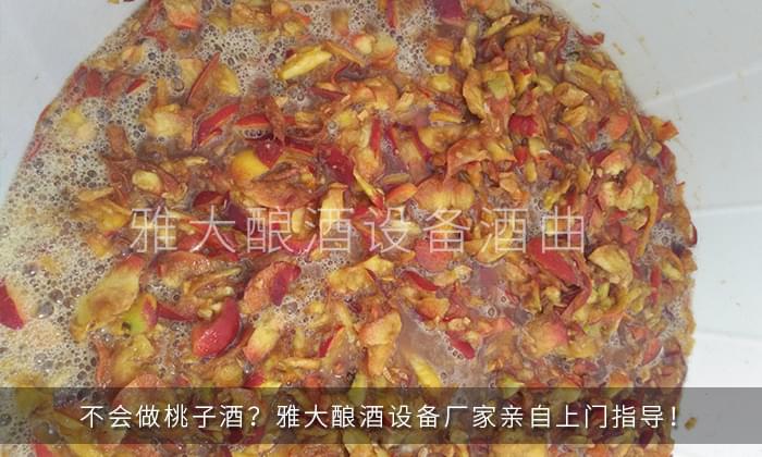 桃子酒發酵期間 桃子酒發酵期間