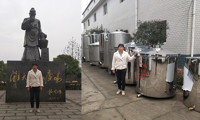 實地考察雅大多功能釀酒設備廠家 實地考察雅大多功能釀酒設備廠家