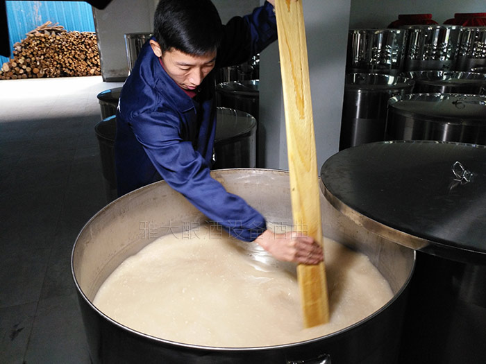 大米新工藝生料發酵中 大米新工藝生料發酵中